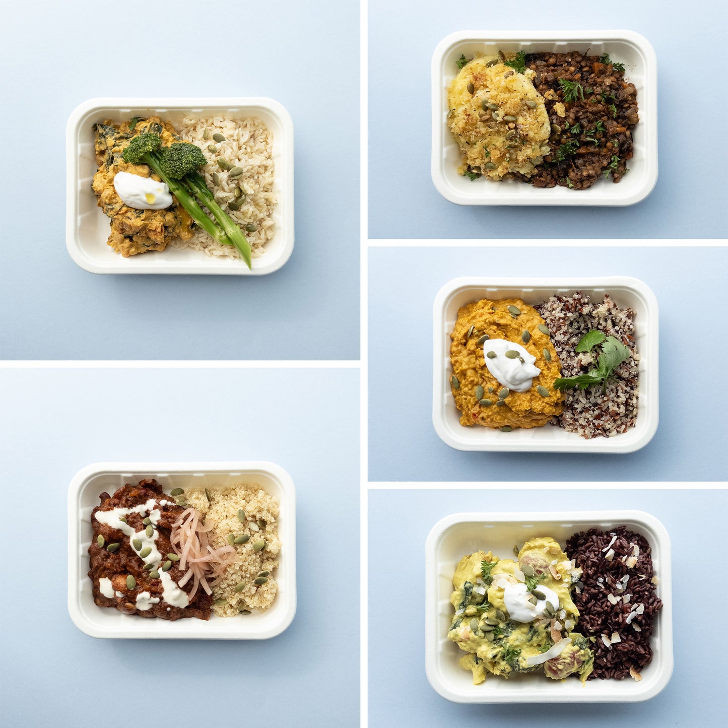 
                  
                    Week 1 (Menstruation Phase) Cycle Syncing All Meals in Trays
                  
                