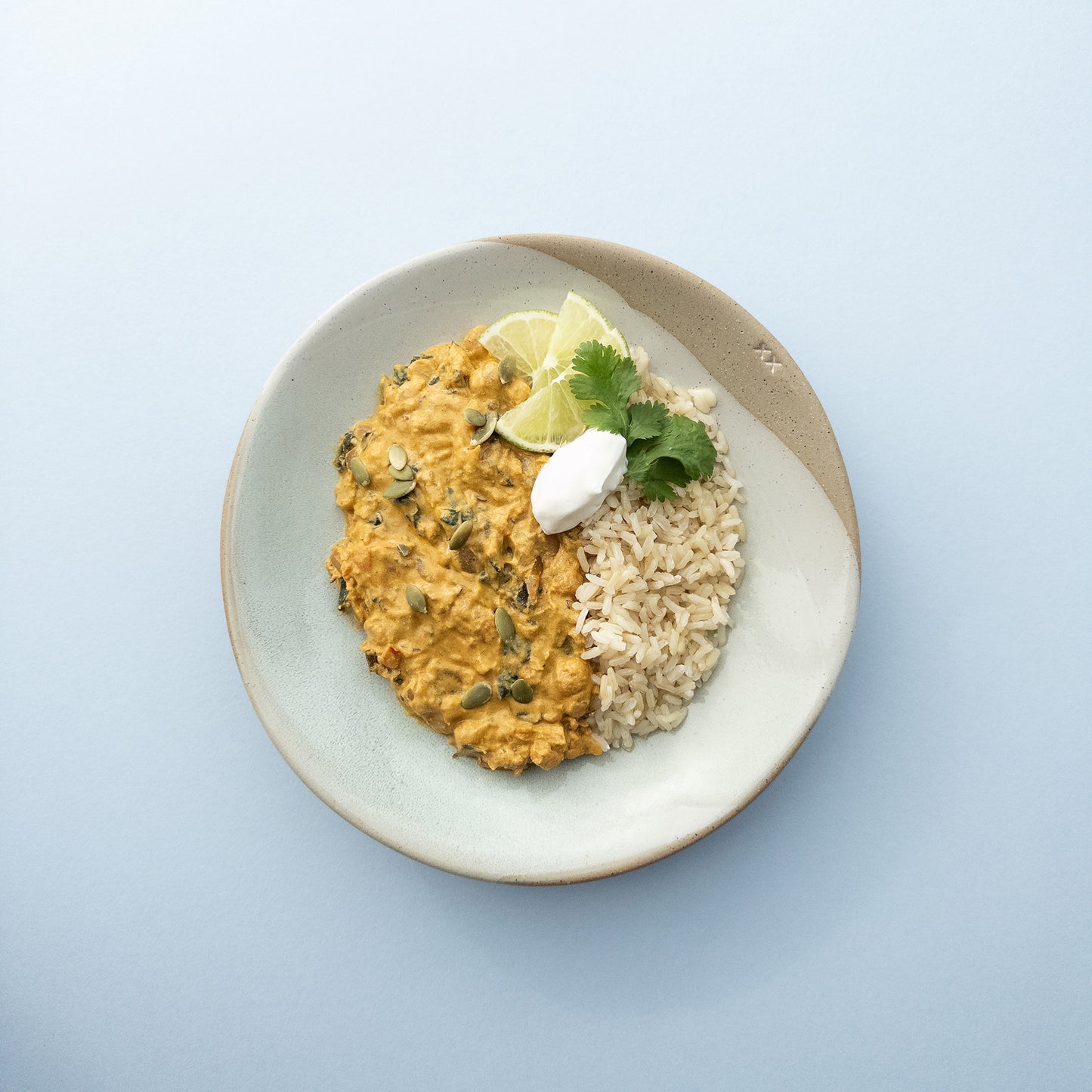 Week 1 (Menstruation Phase) Cycle Syncing Spinach & Chickpea Curry Meal