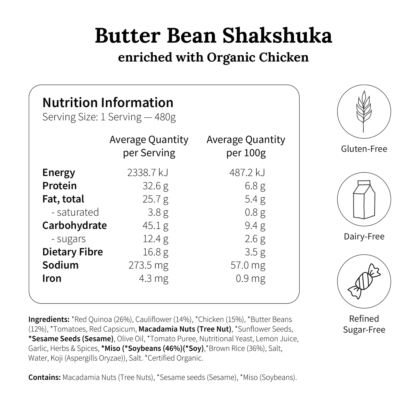 
                  
                    Butter Bean Shakshuka enriched with Organic Chicken
                  
                