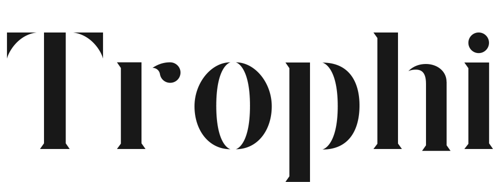 Trophi header logo black
